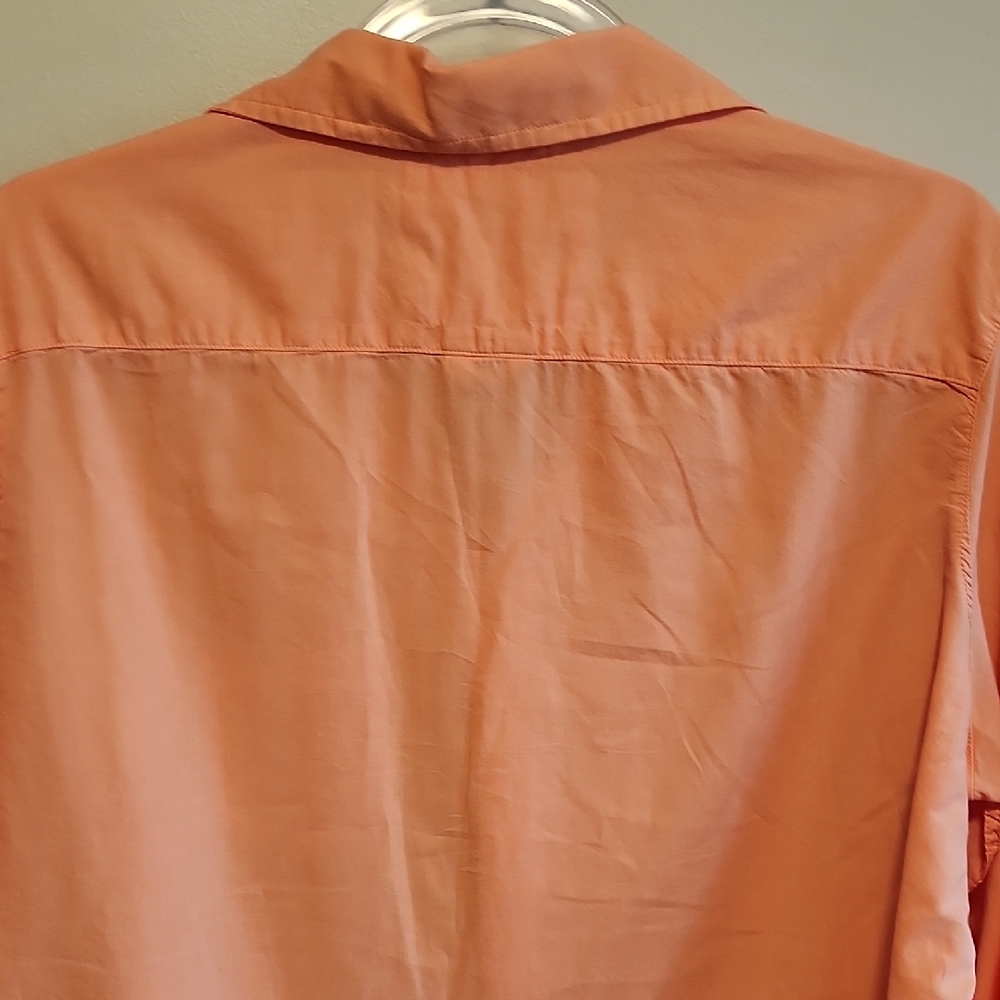 Frank & Eileen Light Peachy Pink Beach Vacation Resort Shirt Designer Luxury Sm - Picture 8 of 9